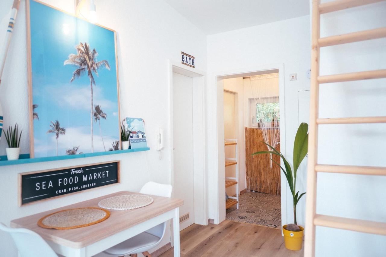 Апартаменты The Kalifornia I Stilvoll Mit Urlaubsfeeling I Dachterrasse I Klima Карлсруэ Экстерьер фото